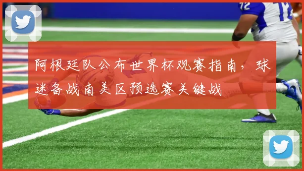 阿根廷队公布世界杯观赛指南，球迷备战南美区预选赛关键战