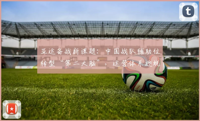 亚运备战新课题：中国战队辅助位转型“第二大脑”，运营体系迎蜕变